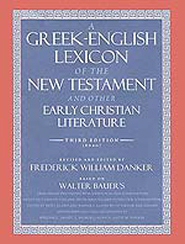 Danker's Greek Lexicon cover